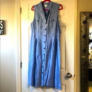JJill Denim Chambray Dress